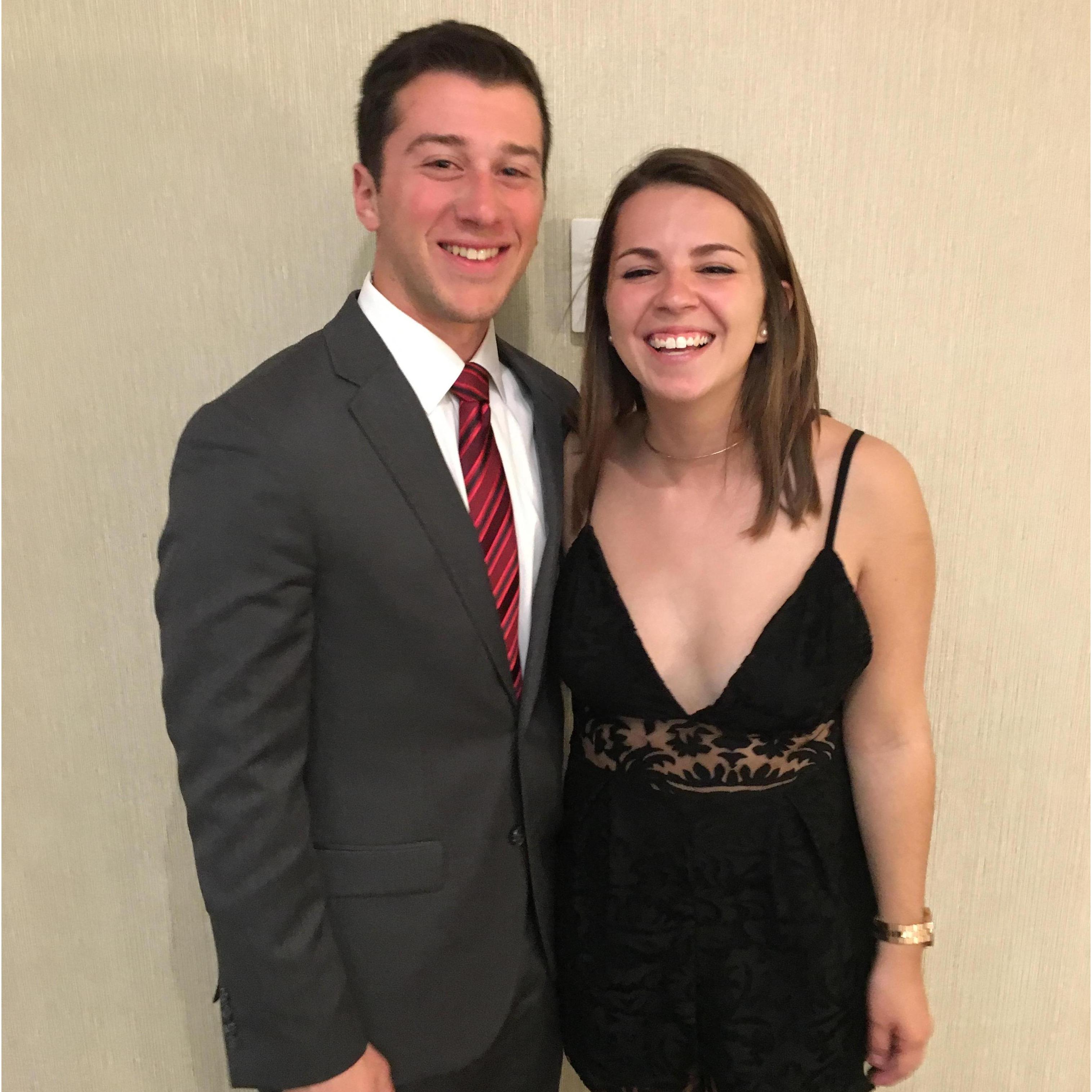 Nicole's senior formal. The night we knew we were definitely in love.