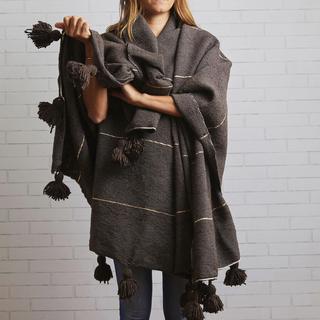 Moroccan Tasseled Wedding Blanket