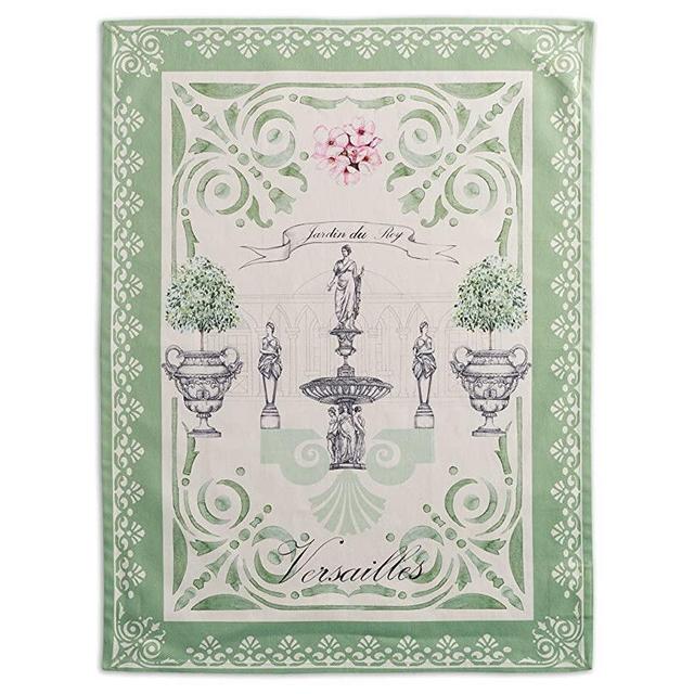 Maison d' Hermine Jardin Du Roy 100% Cotton Set of 2 Multi-Purpose Kitchen Towel Soft Absorbent Dish Tea Bar Towels Spring/Summer (20 Inch by 27.50 Inch)