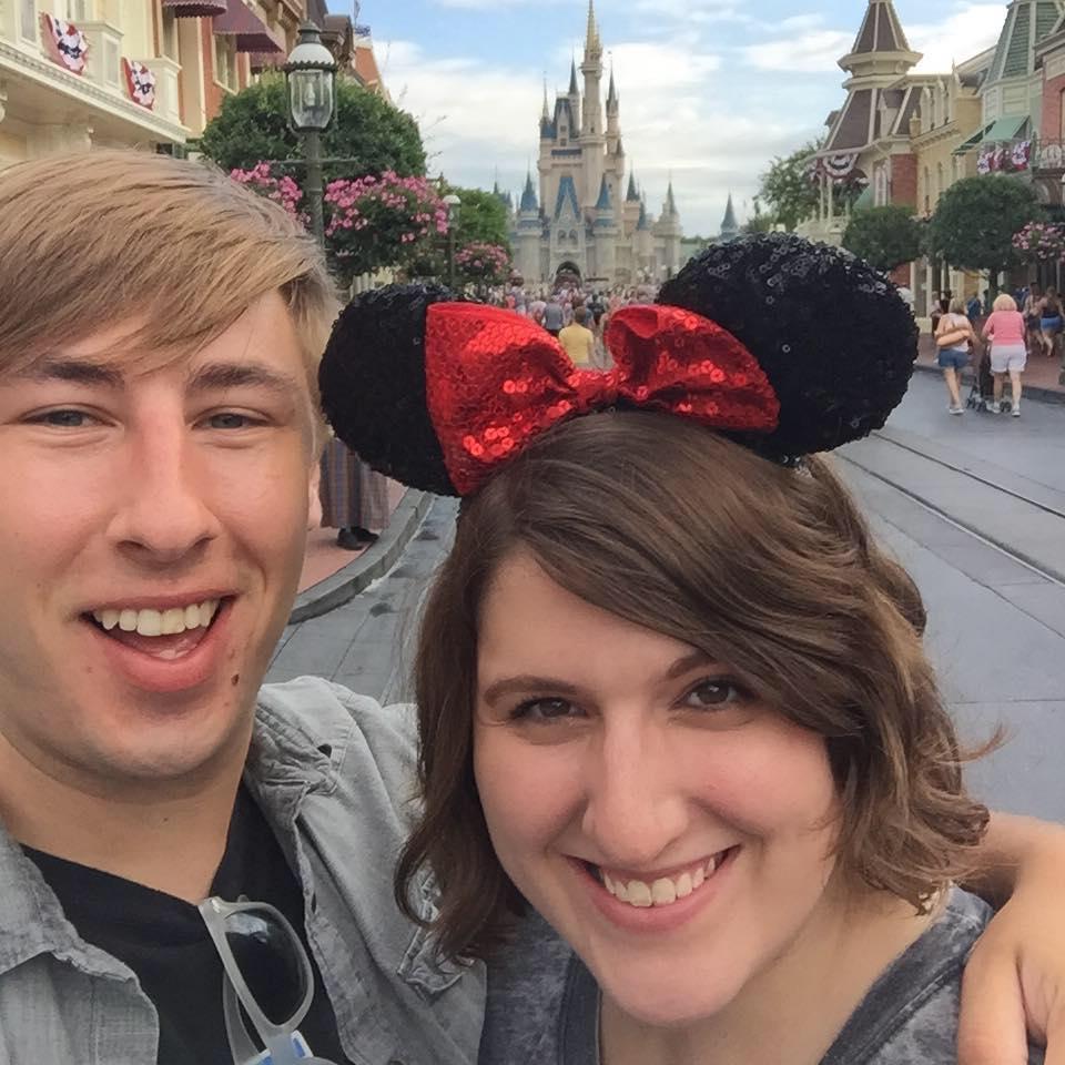 The day Curtis proposed at the Magic Kingdom!