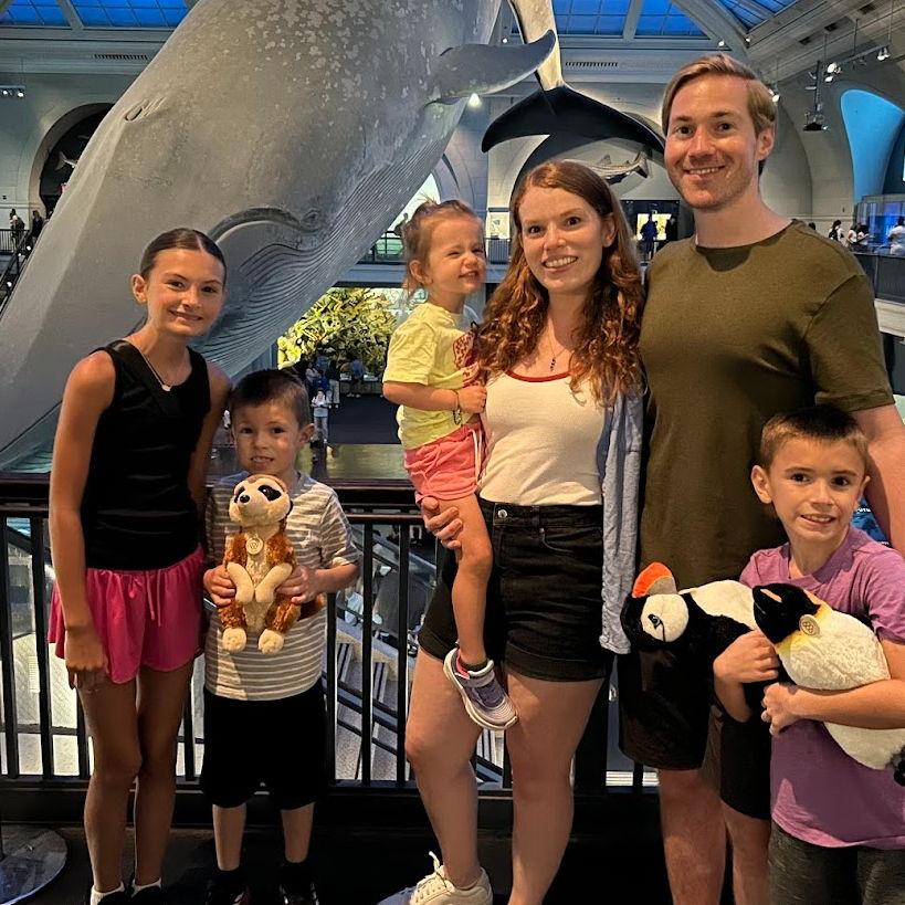 We took our nieces and nephews to the Museum of Natural History, one of our favorite places.