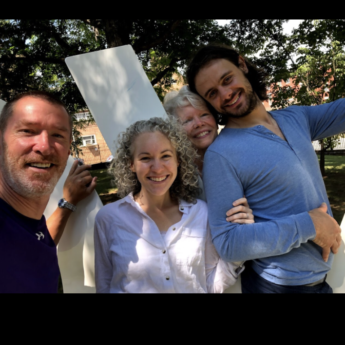 Spending time with my mom and our friend David in the summer before we found out my mom had cancer