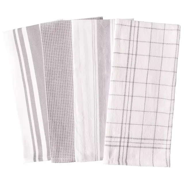 Our Table™ Select Multi Purpose Kitchen Towels in Grey (Set of 4)