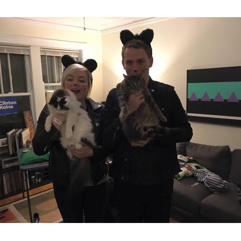 Halloween 2016! We were Micha and Leia (our cats)