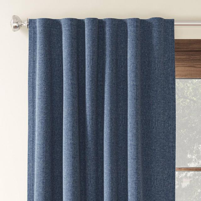 50"x84" Blackout Aruba Window Curtain Panel Blue Denim - Threshold™