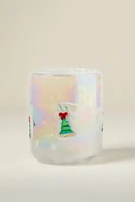 Festive Confetti Icon Juice Glass