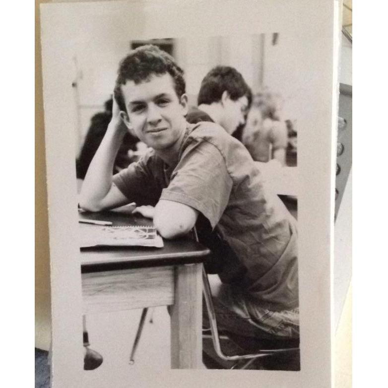 One of the first pictures Emily ever snapped of Evan, circa 2013 just before he officially asked her out!