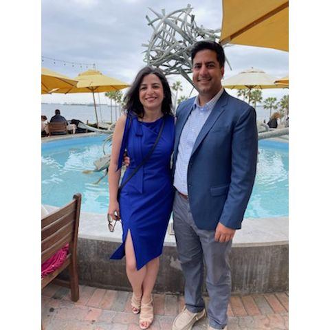 Hana's birthday celebration in Long Beach (second Nowruz together)