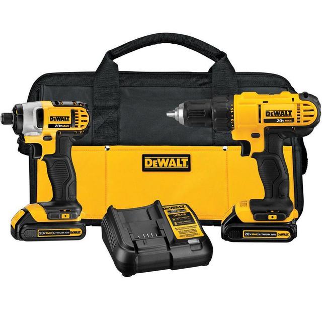 20-Volt Max Lithium-Ion Cordless Combo Kit (2-Tool)