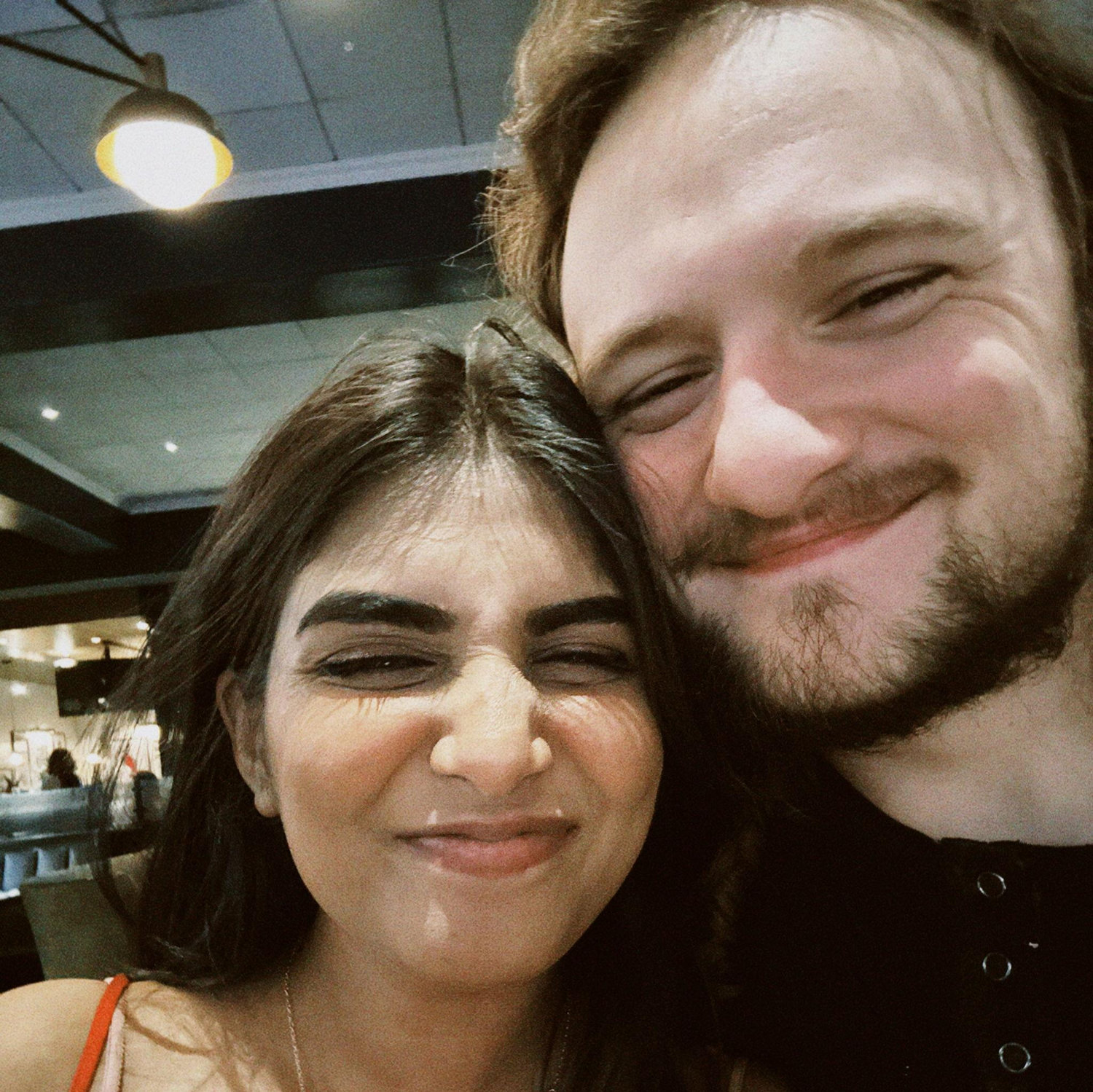 Our first Valentine’s together.