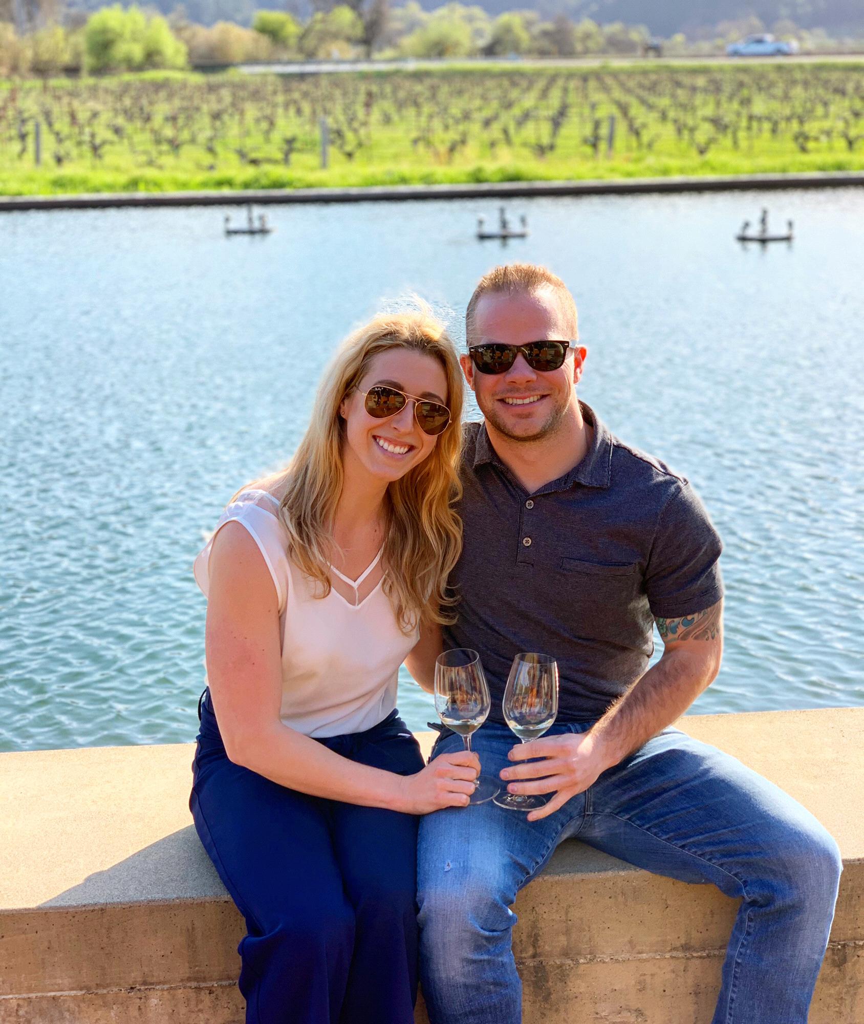 One of our favorite pass times living in Napa, enjoying the beautiful vineyards and tasting some wine.