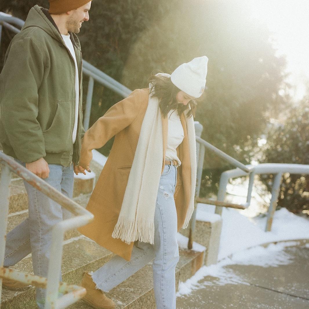 Engagement photos in Northfield, MN.