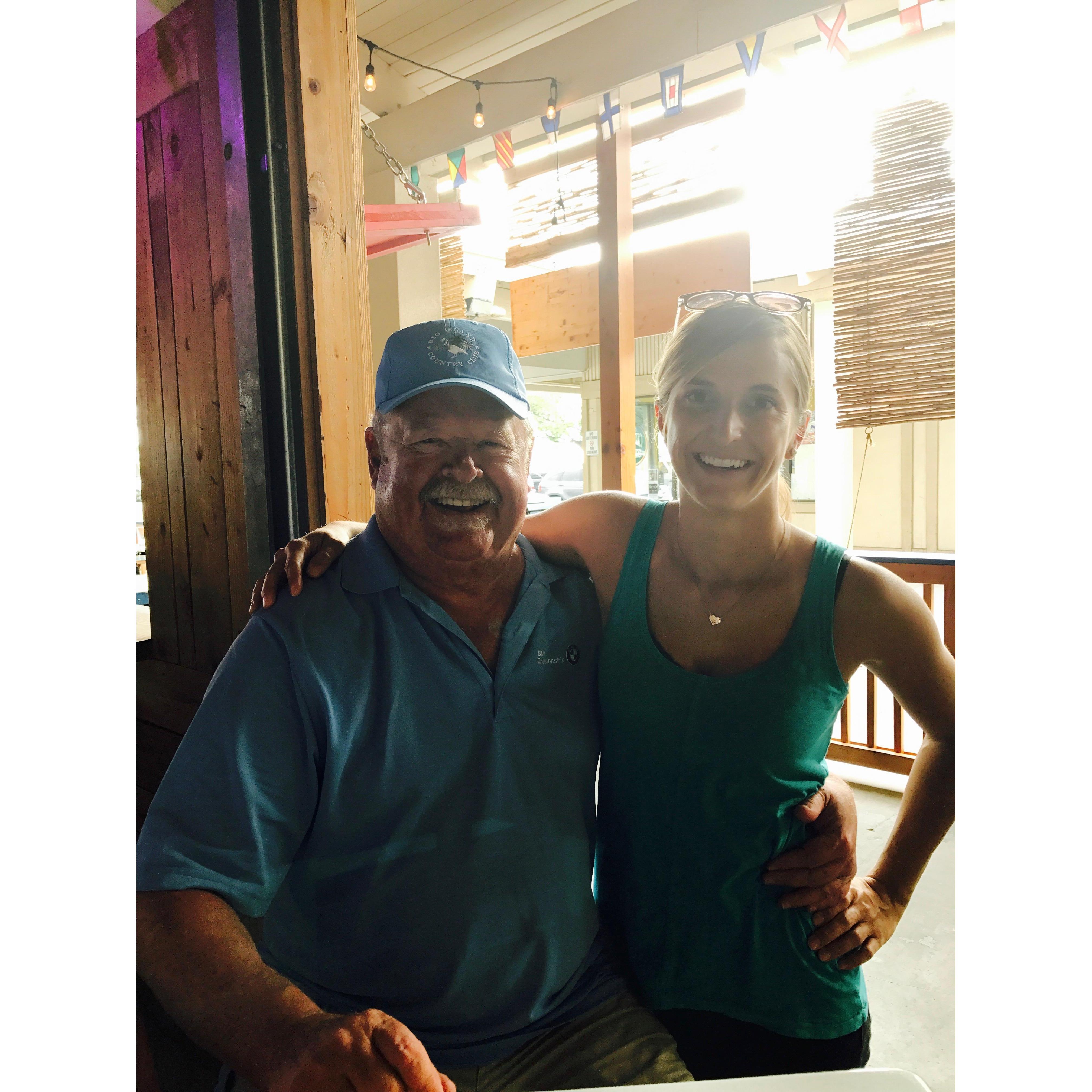 Scotty and Kelly at his going-away party