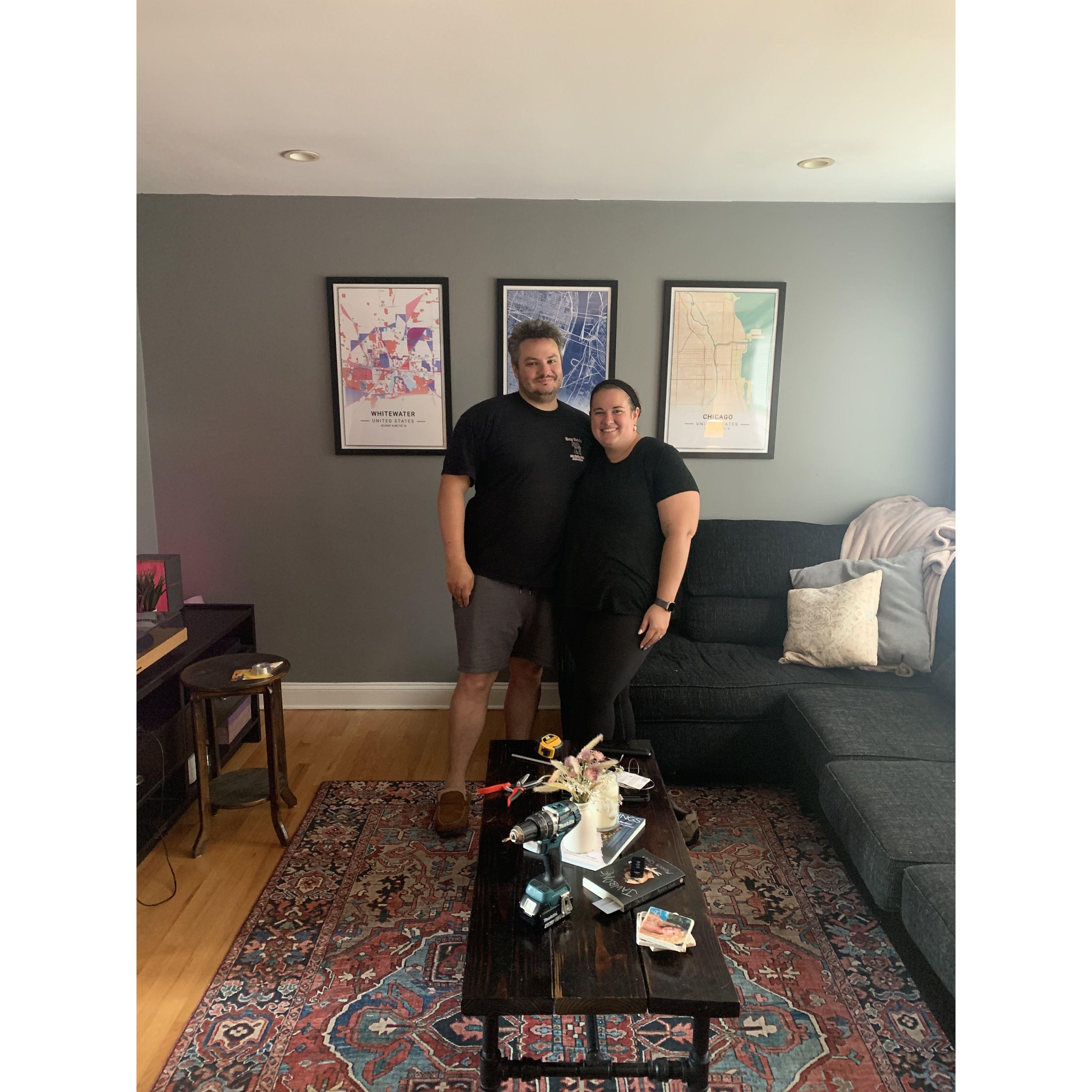 The day we became roommates!