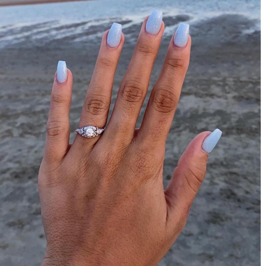 Right after Cody proposed! He picked out this ring all by himself!