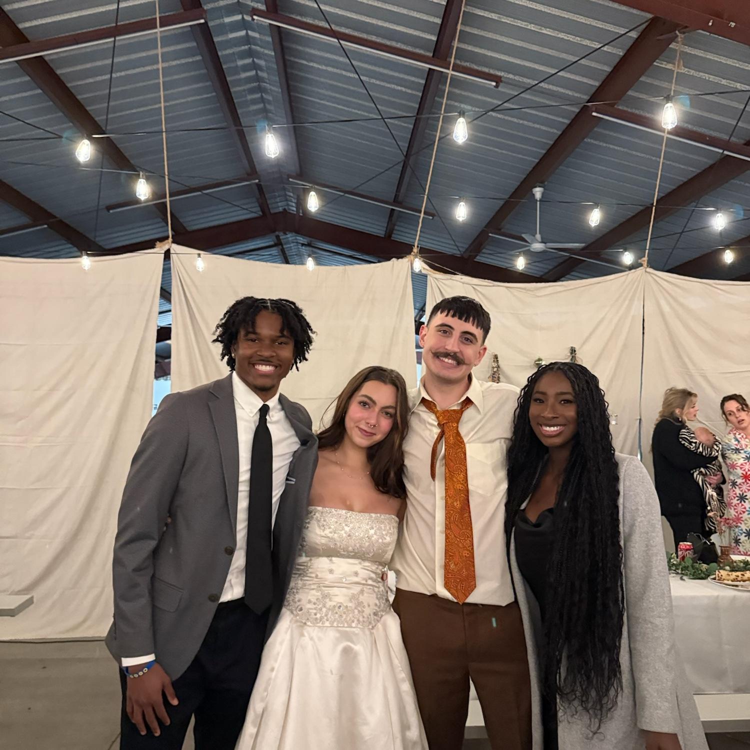 Our first wedding together 🥰