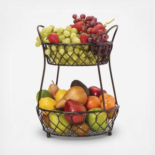 Loop & Lattice 2-Tier Basket