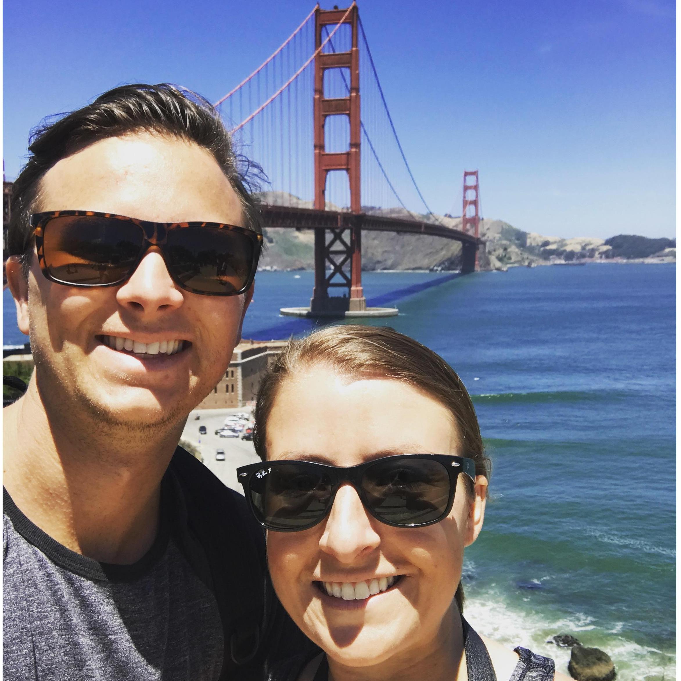 Our first trip together, San Francisco.