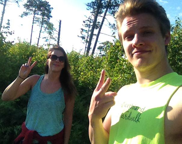 Longboarding at Cass Lake