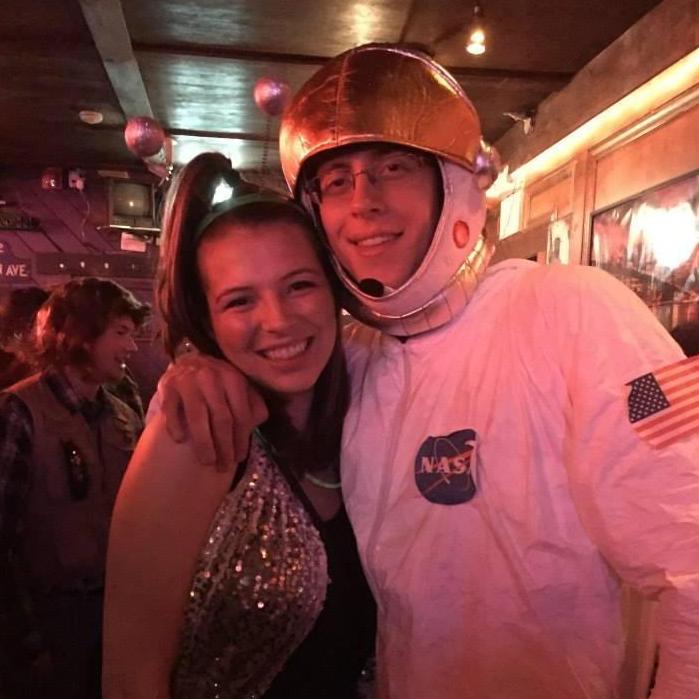 AstroKNOTT and his alien girlfriend - Halloween 2014
