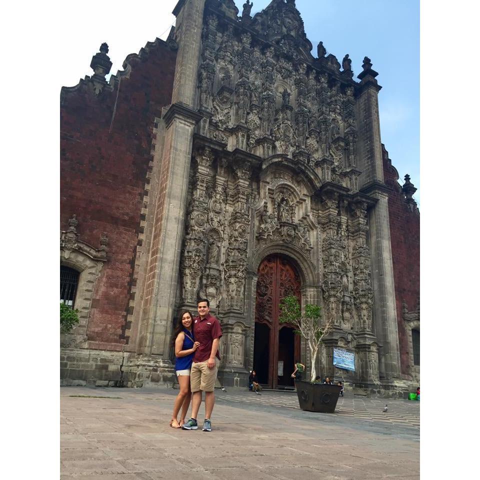 Javier took Samantha on a trip to meet his family in Mexico City. This was her first time to see the gorgeous and infamous Cathedral.