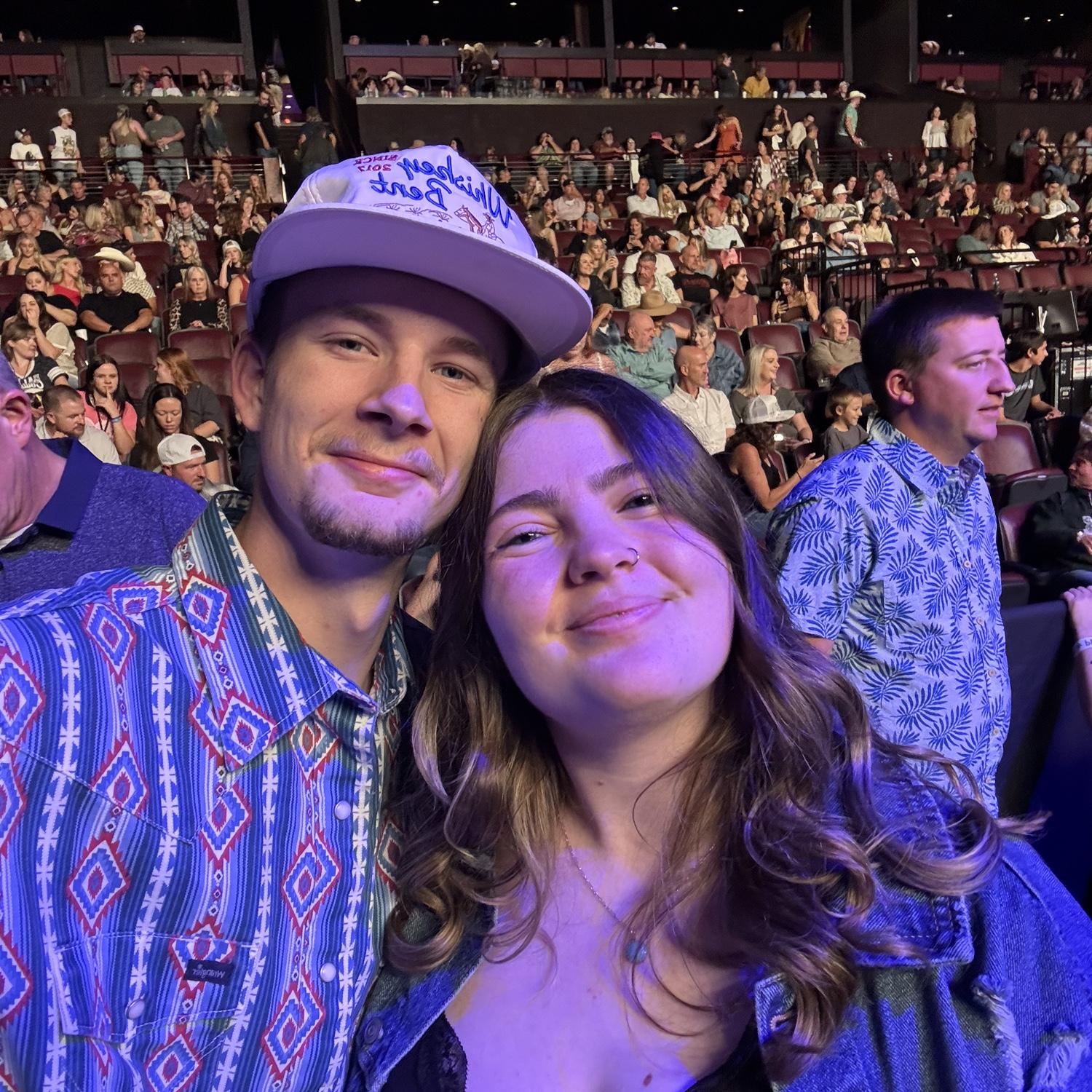 First concert together! Bailey Zimmerman!