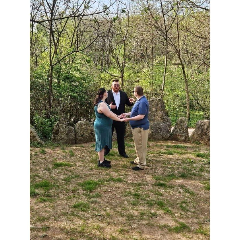 Our elopement on April 20th, 2025