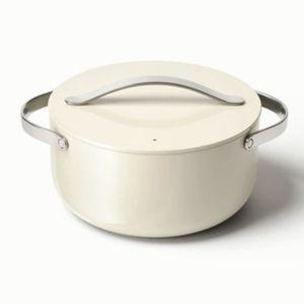 Ceramic Dutch Oven - Cream | Best Non-Toxic Dutch Oven | Caraway
