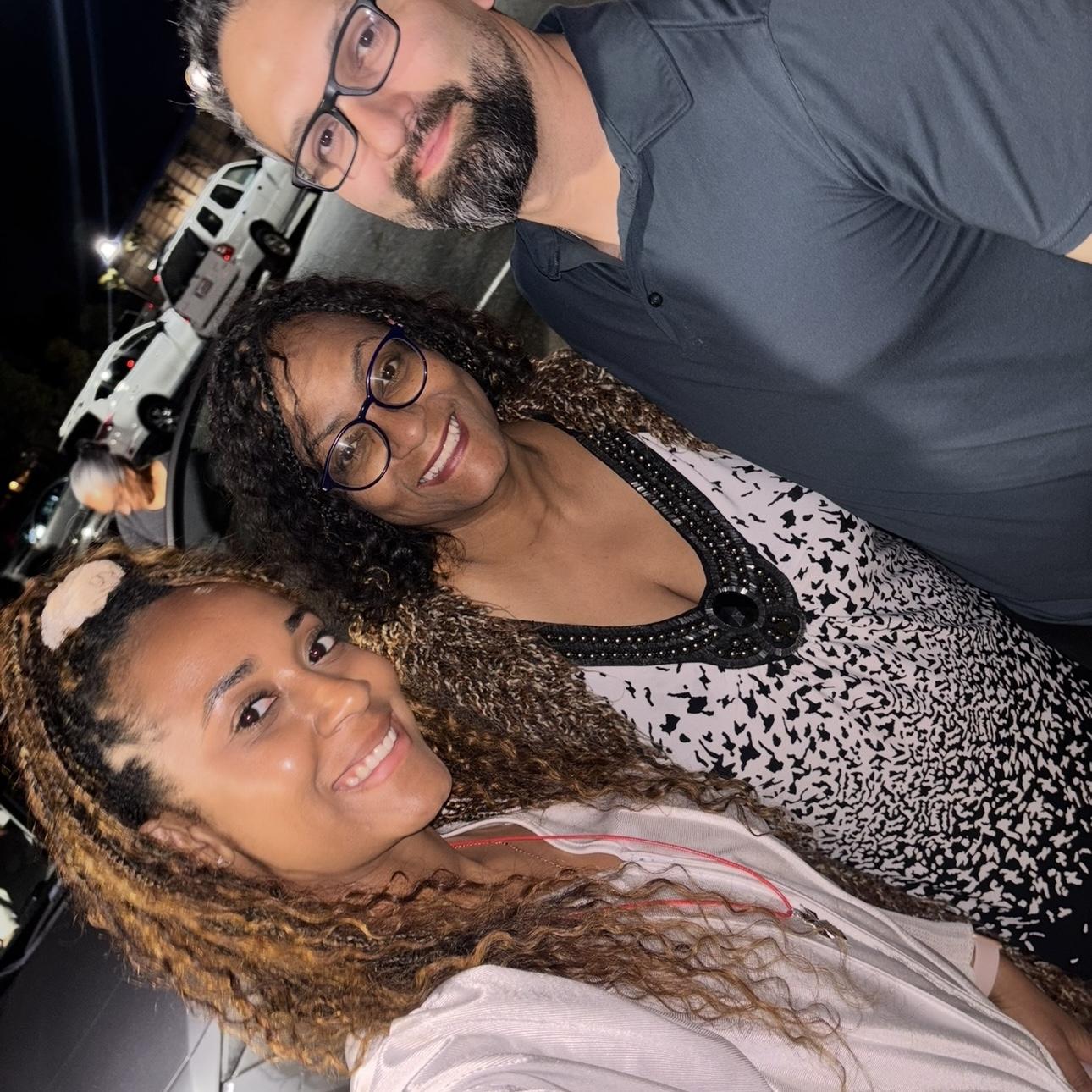 Aliyah with her Mom and Abraham