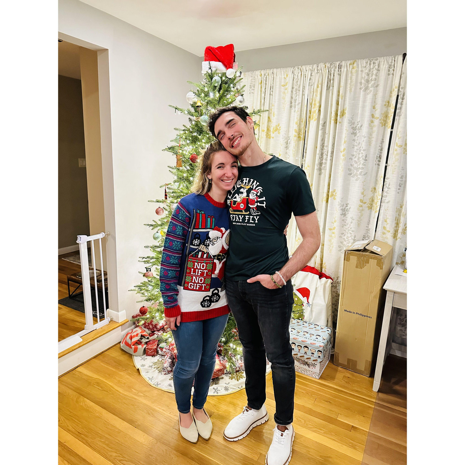 Can't leave out our Christmas sweaters!