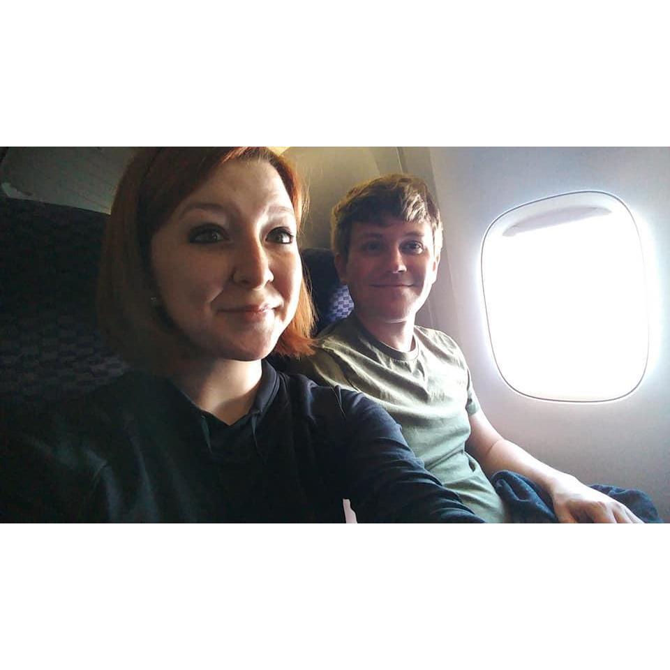 Right before we departed Houston for Germany! May '18