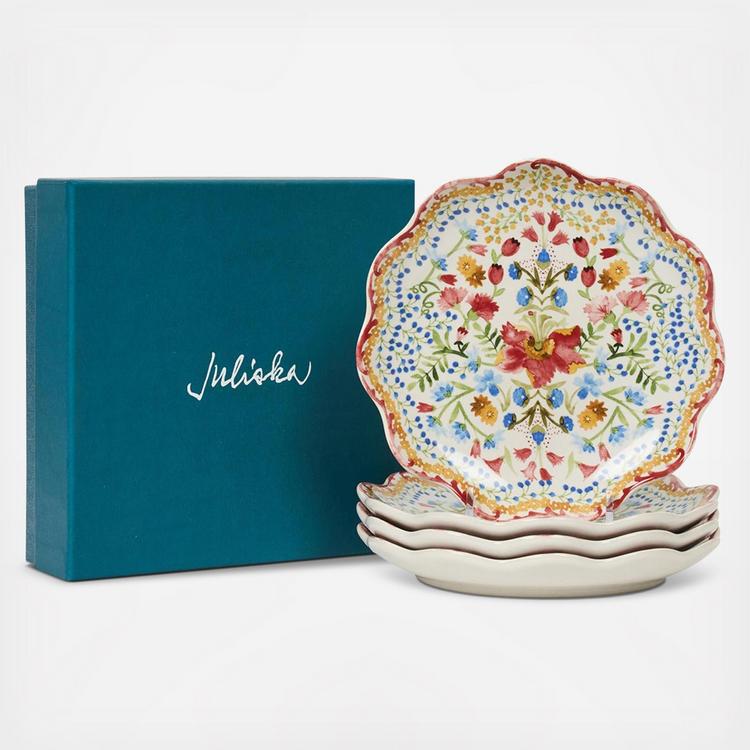 Juliska, Sofia Side/Cocktail Plate, Set of 4 | Zola