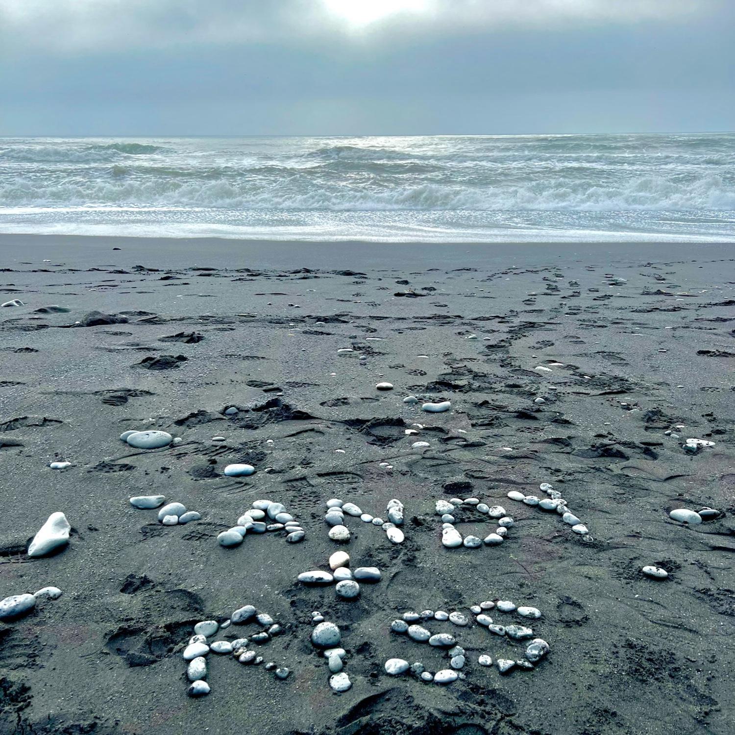 Black sand beach in Iceland