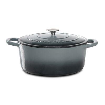 Crock-Pot® Artisan 7 qt. Enameled Cast Iron Oval Dutch Oven in Scarlet Red