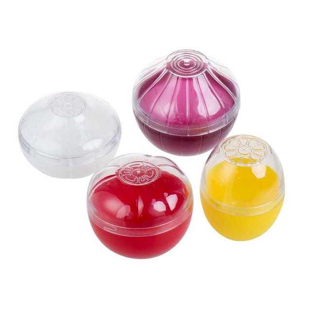 Vegetable and Fruit Storage Containers for Fridge, BPA Free Fresh reusable Food Savers, Onion Storage Container 、Garlic Saver、Tomato Saver and Lemon Keeper，Refrigerator Vegetable Crisper (Circular)