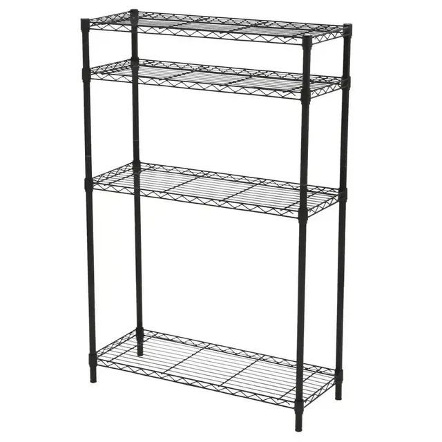 Black Garage Shelving Unit