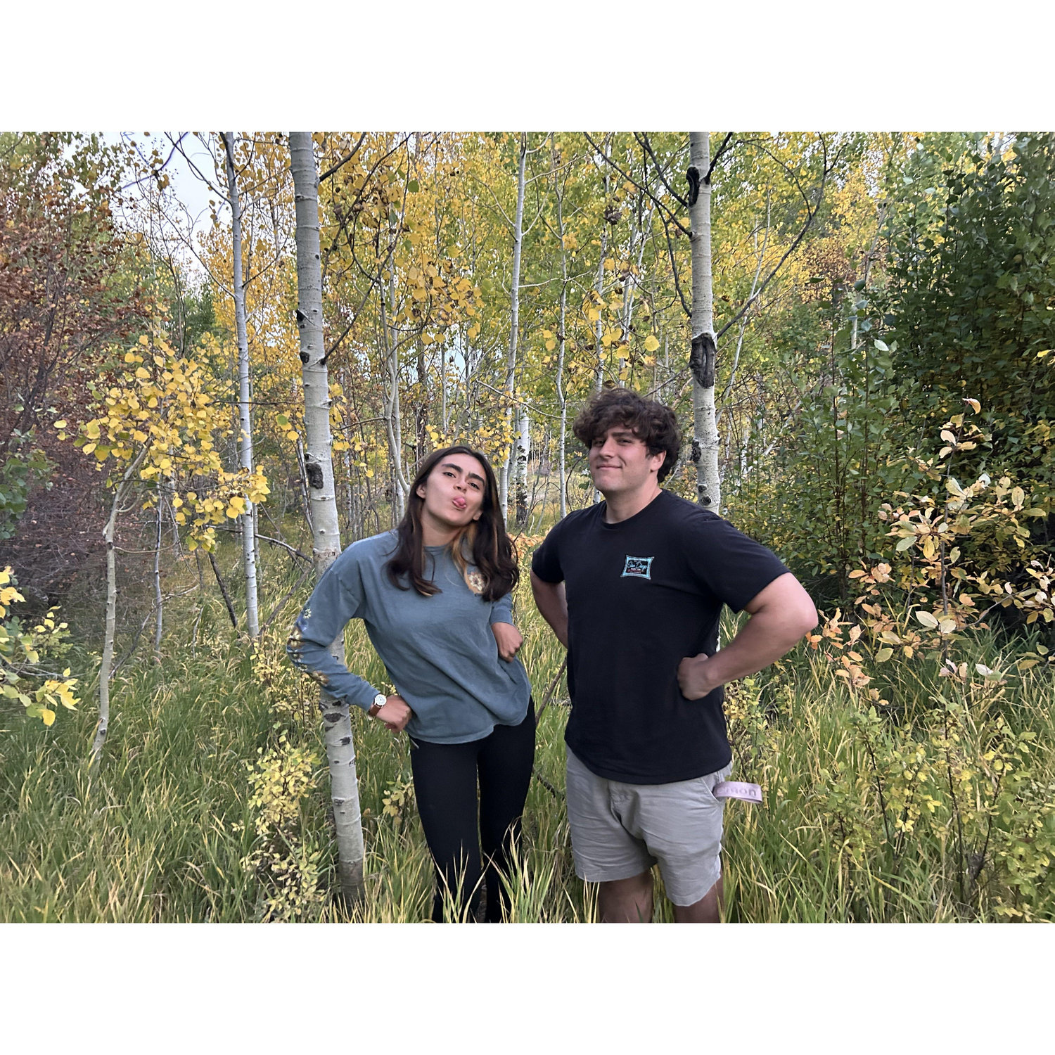 Just a couple of best buds having a good time