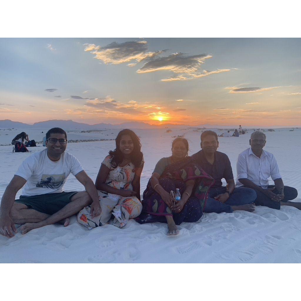 Sunset at White Sands!