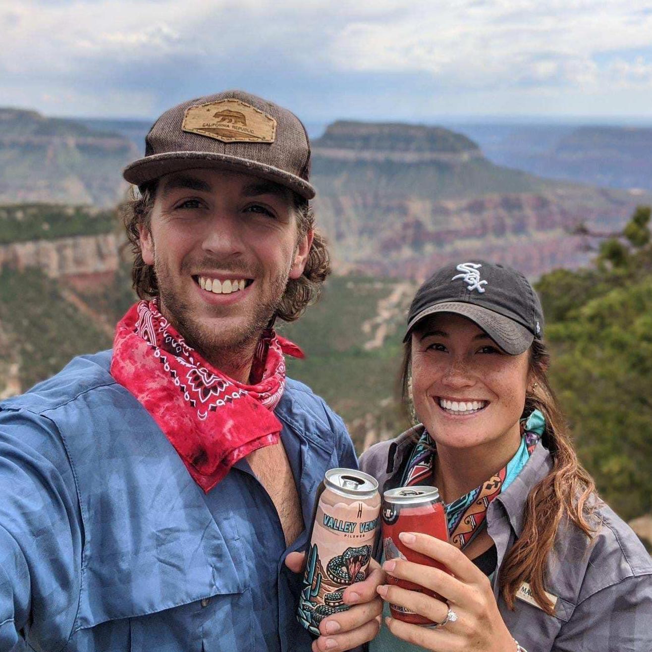 The Grand Canyon will always hold a special place in our hearts. Cheers to forever!