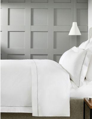THE WHITE COMPANY Savoy cotton king size duvet cover 225cm x 225cm