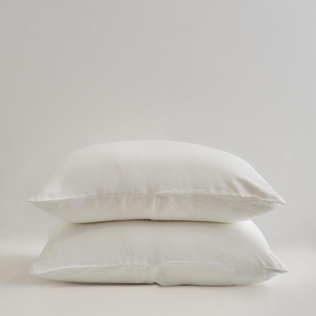 European Linen Sham Set, Size - King, Color - Sand
