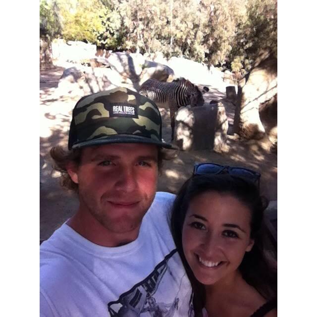Ryan and Kellie at the San Diego, CA Zoo while visiting Ryan's sister, Paige Daly!