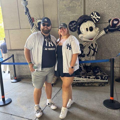 August 2025- Yankee game at Yankee Stadium in NYC