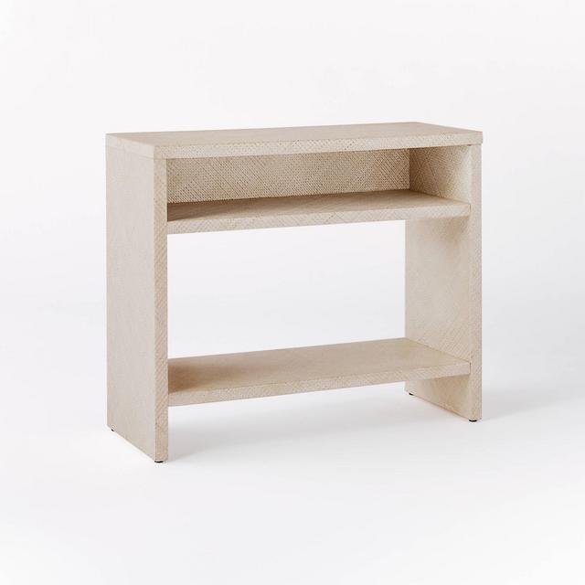Fountain Valley Pandan Wrapped Console Table White - Threshold™ designed with Studio McGee
