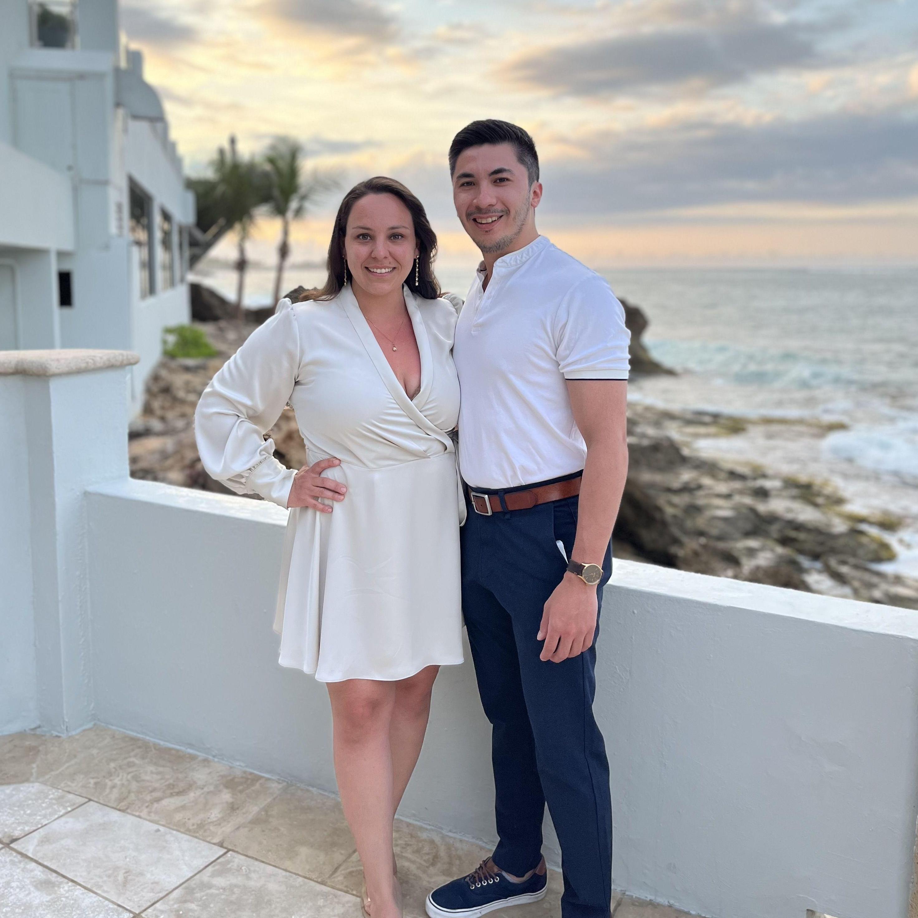Laura's 30th birthday dinner in San Juan