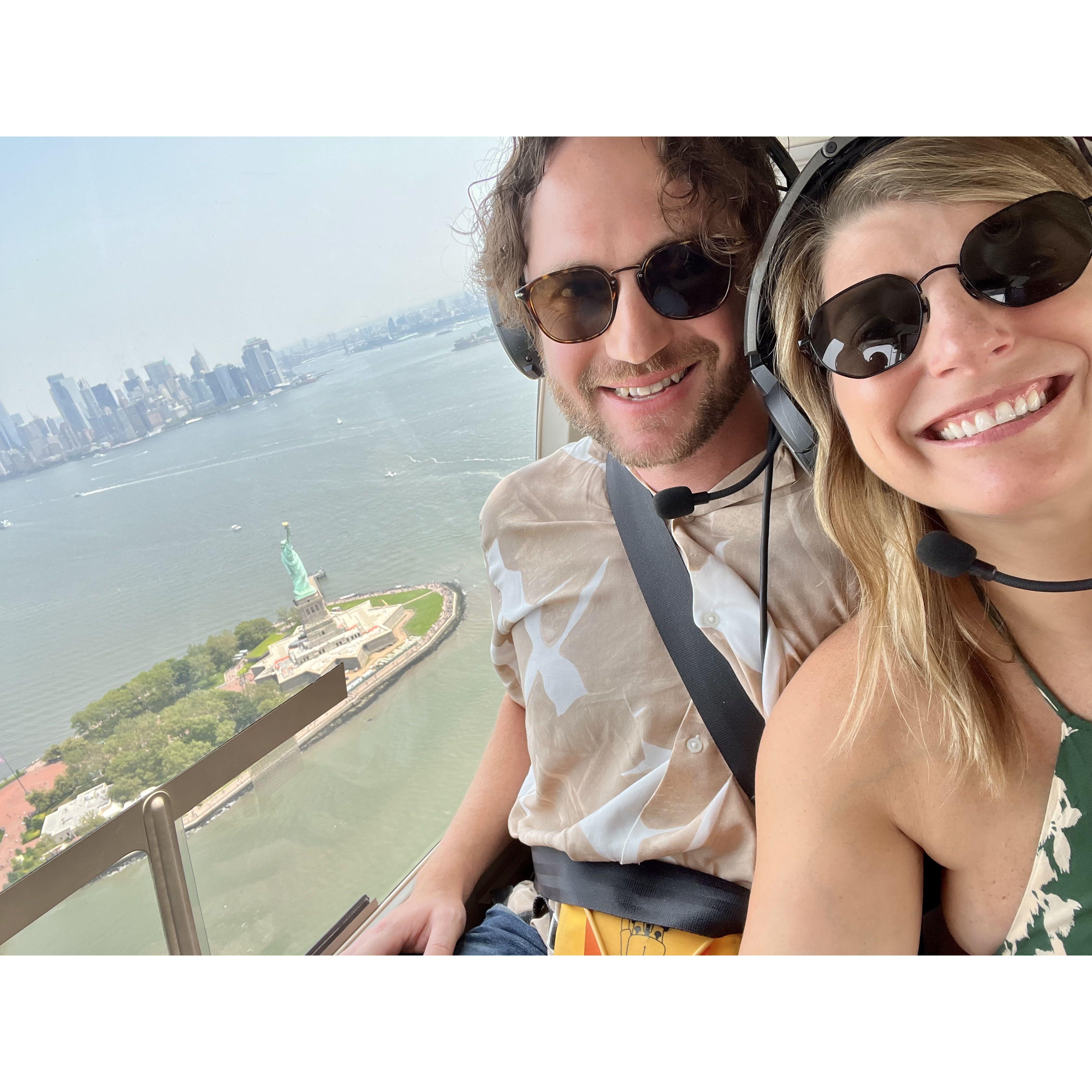 Surprise Birthday Helicopter Ride over Manhattan