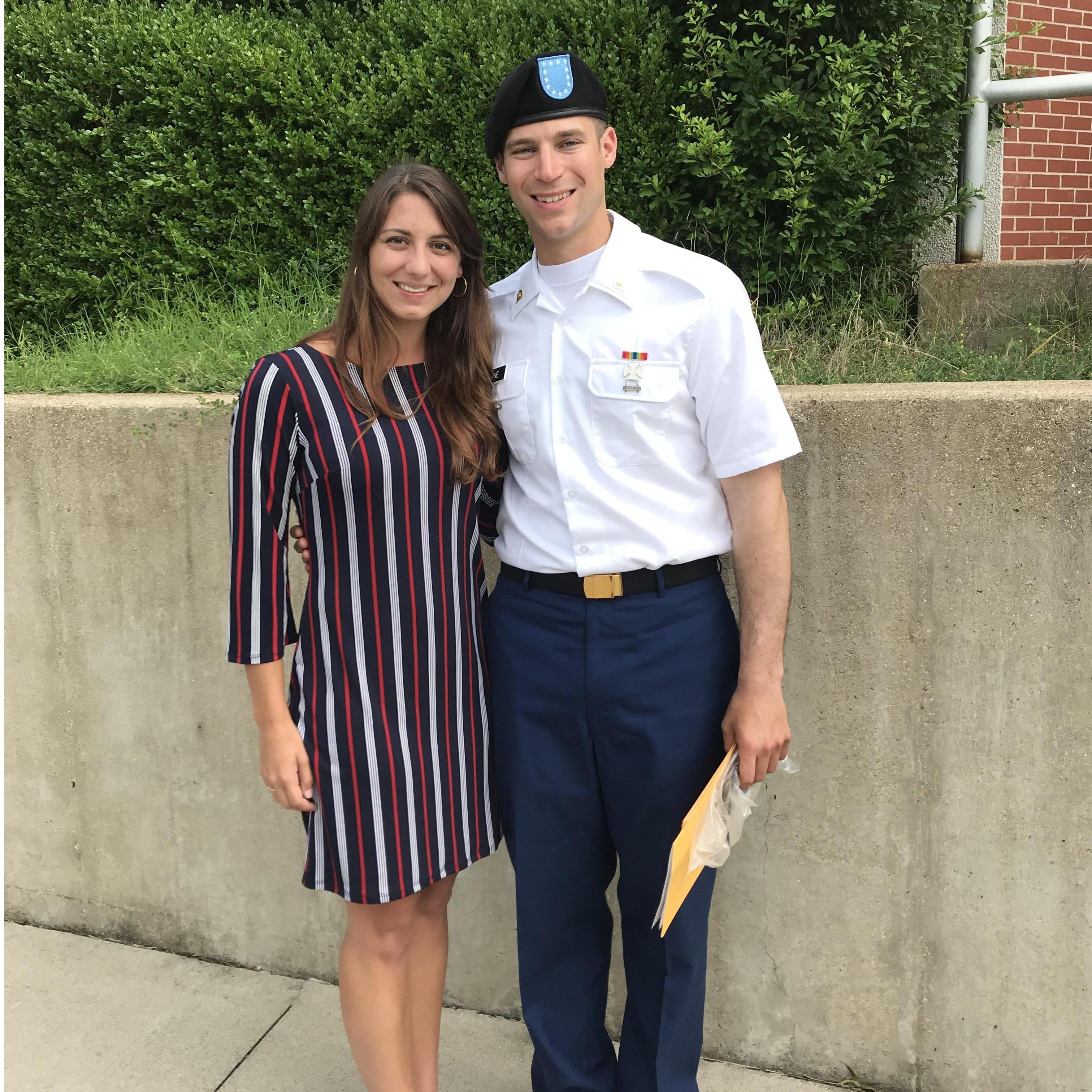 2019 - Brian graduated from Basic Army Training at Fort Leonard Wood! Now he is a firefighter in the Army National Guard with multiple honors & awards already on his dress blues. We are all so proud!