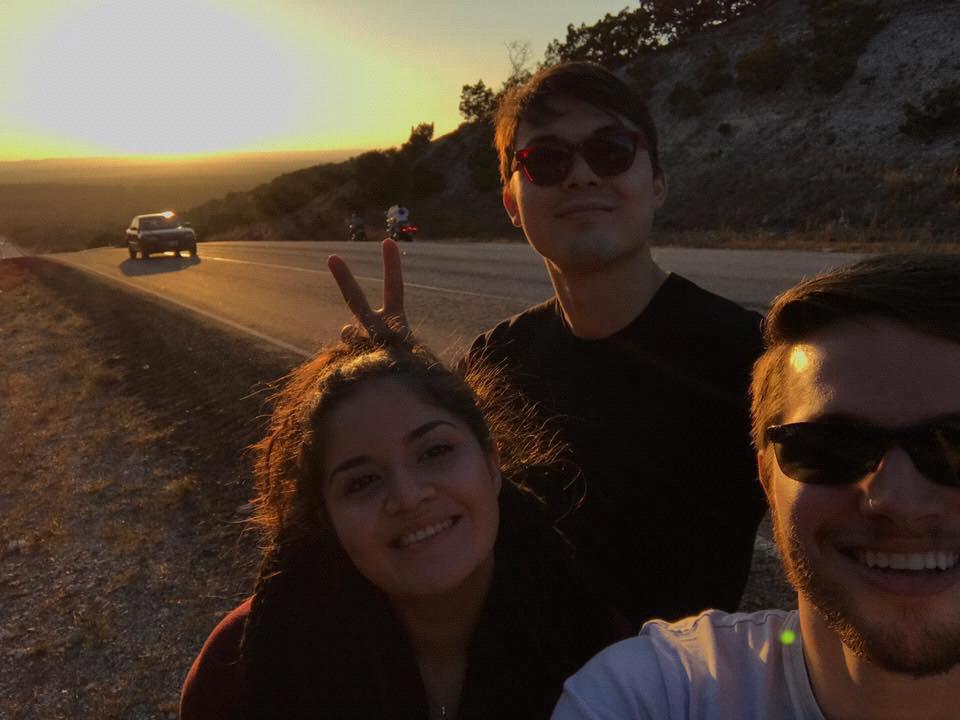 Road tripping to Austin with Nick. January 2017