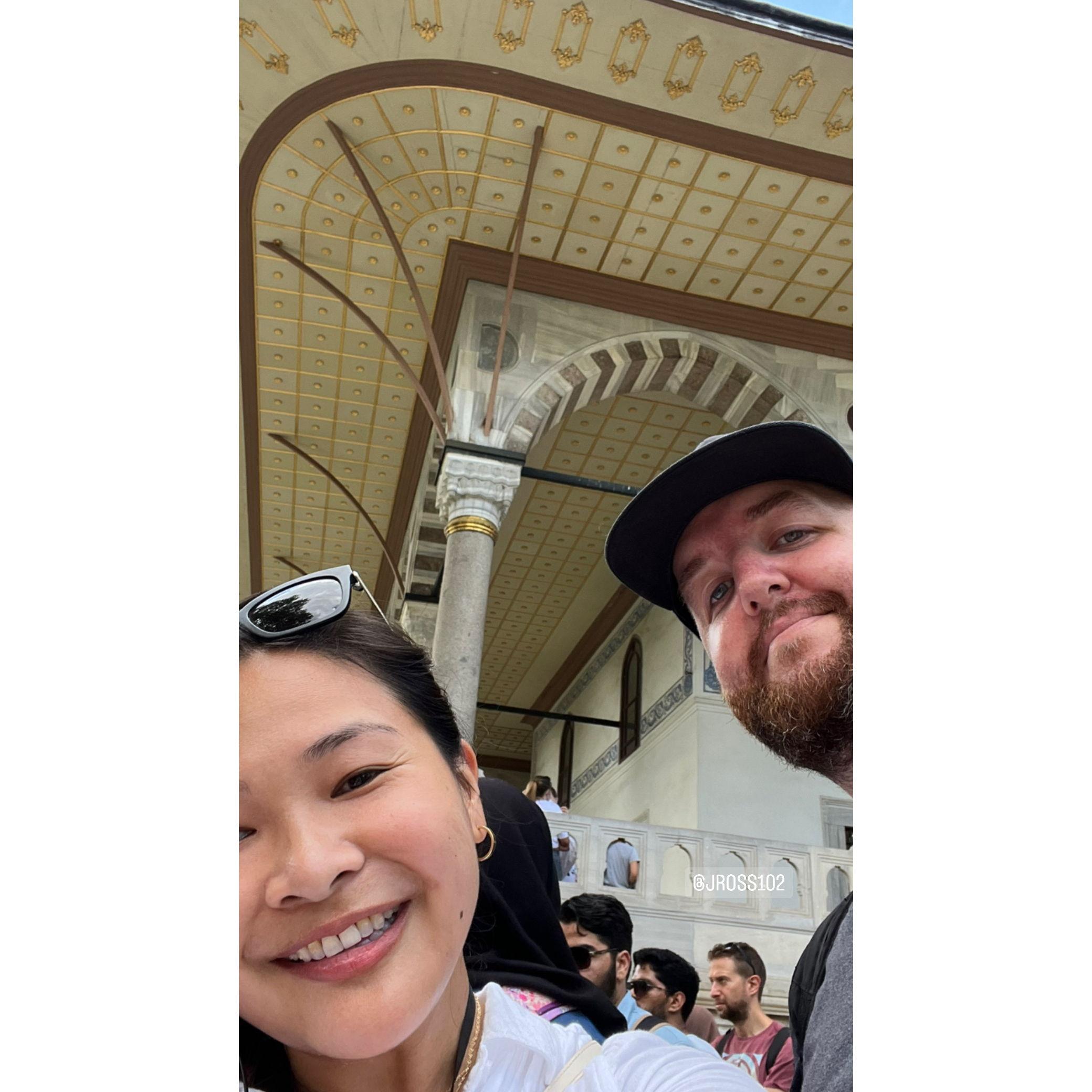 When we still "just friends" in Istanbul