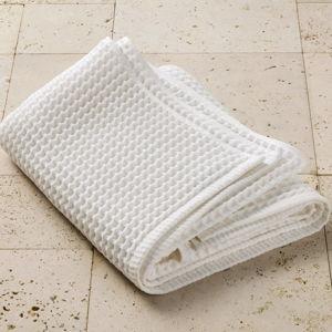 Waffle Bath Towel White - Casaluna™